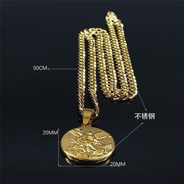 retro women's necklace stainless steel