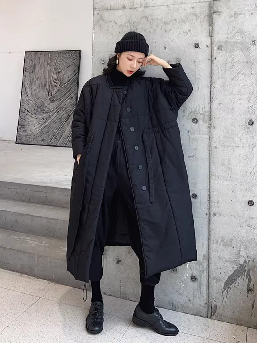 Thick Black Parka