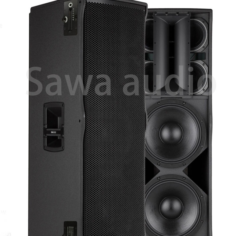 Doble 12 pulgadas 3 divisiones de frecuencia sonido de matriz lineal profesional al aire libre rendimiento de escenario alto nivel de presión bar sonido profesional ktv