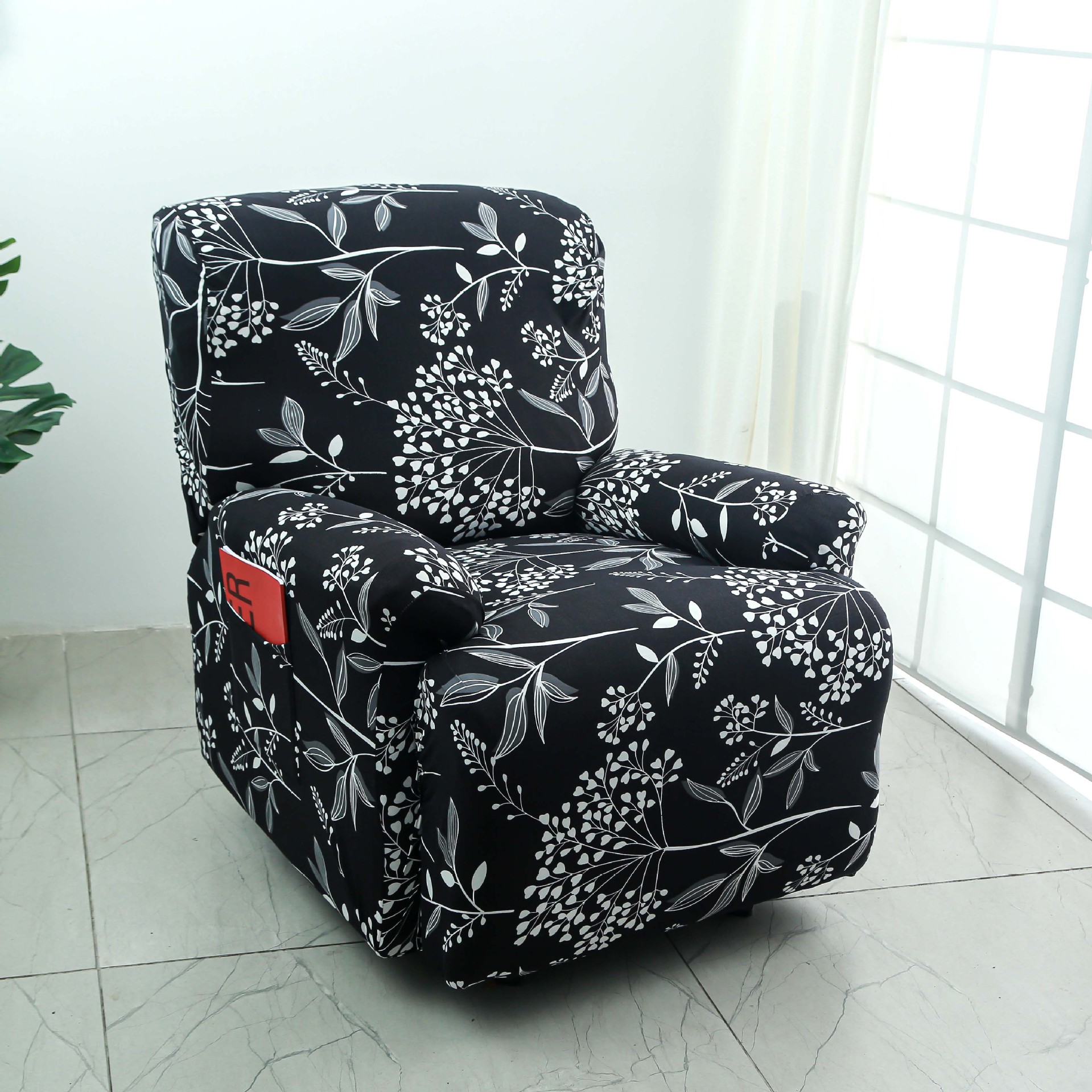 Housse de canapé extensible romantique antidérapante lavable_voghion.com