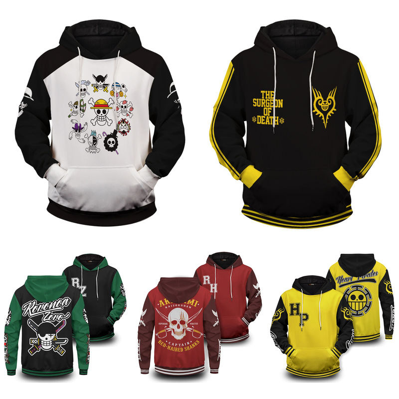 2025 New Animation One Piece 3D Printed Hooded Pullover Sweatshirt cosplay Coat Sweatshirt European Code 2025 New Animation One Piece 3D Printed Hooded Pullover Sweatshirt cosplay Coat Sweatshirt European Code