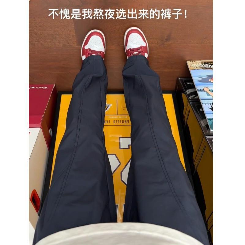 American Versatile Softshell Pants for Men, Spring and Summer New Trendy Quick-Dry Cargo Casual Hiking Straight-Leg Sports Pants