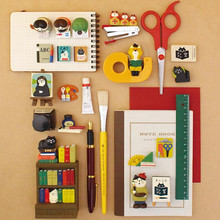 食玩日式猫ZAKKS 茶具抹茶清酒铁茶壶蛋糕点书店场景装饰树脂工艺