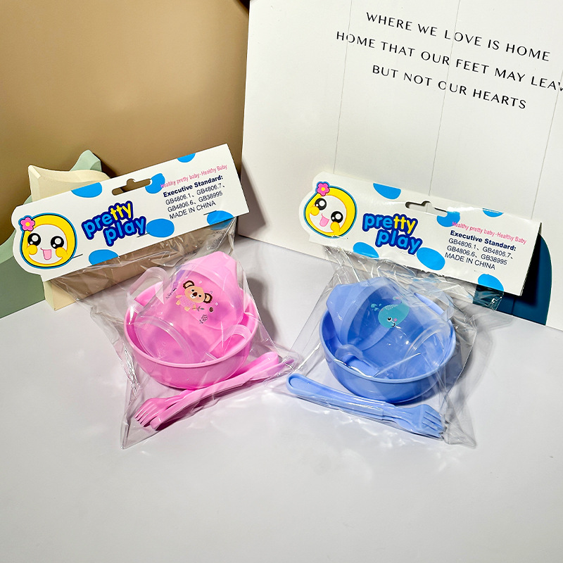Juego de Vajilla para Alimentación Infantil Set de 4 Piezas de Polipropileno image 5
