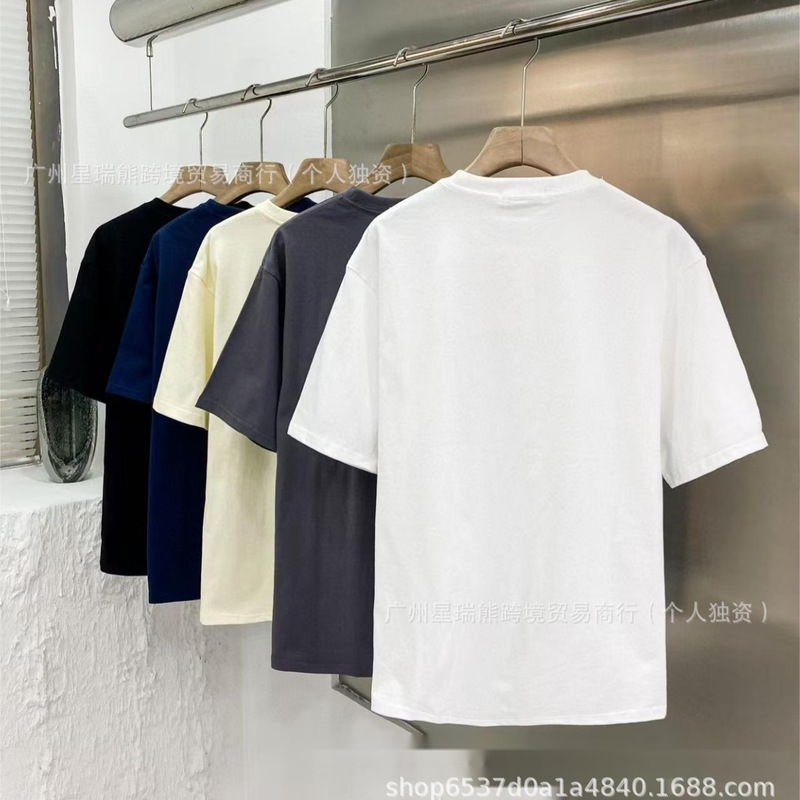 Cross-Border 2025 Summer Printed Round Neck Short-Sleeved T-Shirt for Men, Casual and Versatile, Trendy Brand for Young People, Moisture-Absorbent and Breathable Cross-Border 2025 Summer Printed Round Neck Short-Sleeved T-Shirt for Men, Casual and Versatile, Trendy Brand for Young People, Moisture-Absorbent and Breathable