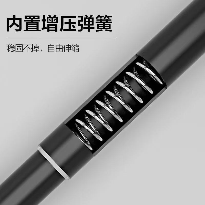 免打孔伸缩杆批发晾衣杆伸缩杆卫生间适用阳台晾衣杆撑杆可贴标杆|undefined