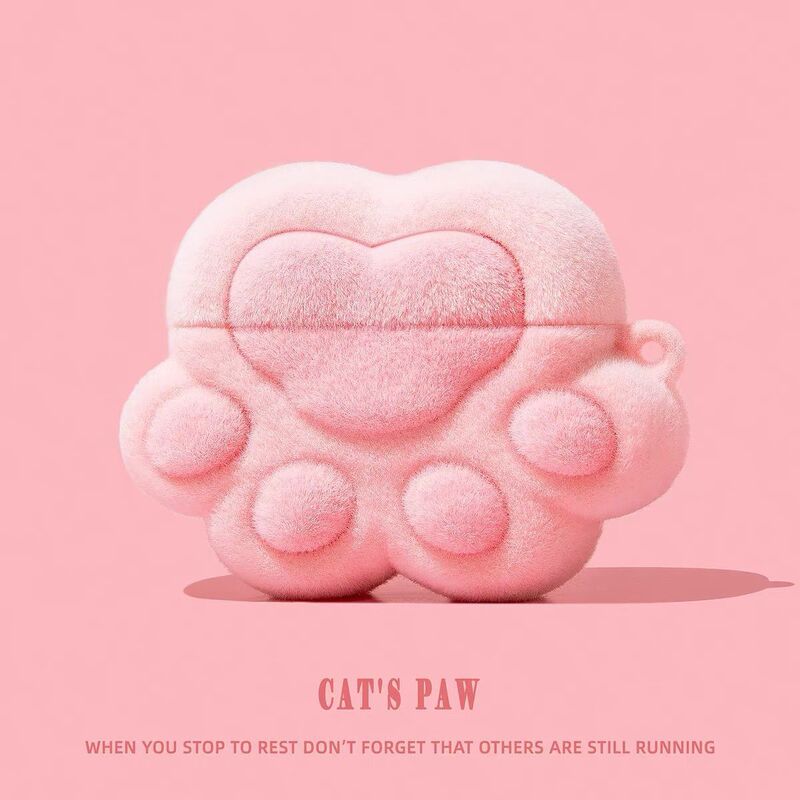 Apple Ipod Bluetooth Headphones with Velvet Cartoon Designs of Strawberry Bear, My Melody, and Cat Claw Apple Ipod Bluetooth Headphones with Velvet Cartoon Designs of Strawberry Bear, My Melody, and Cat Claw