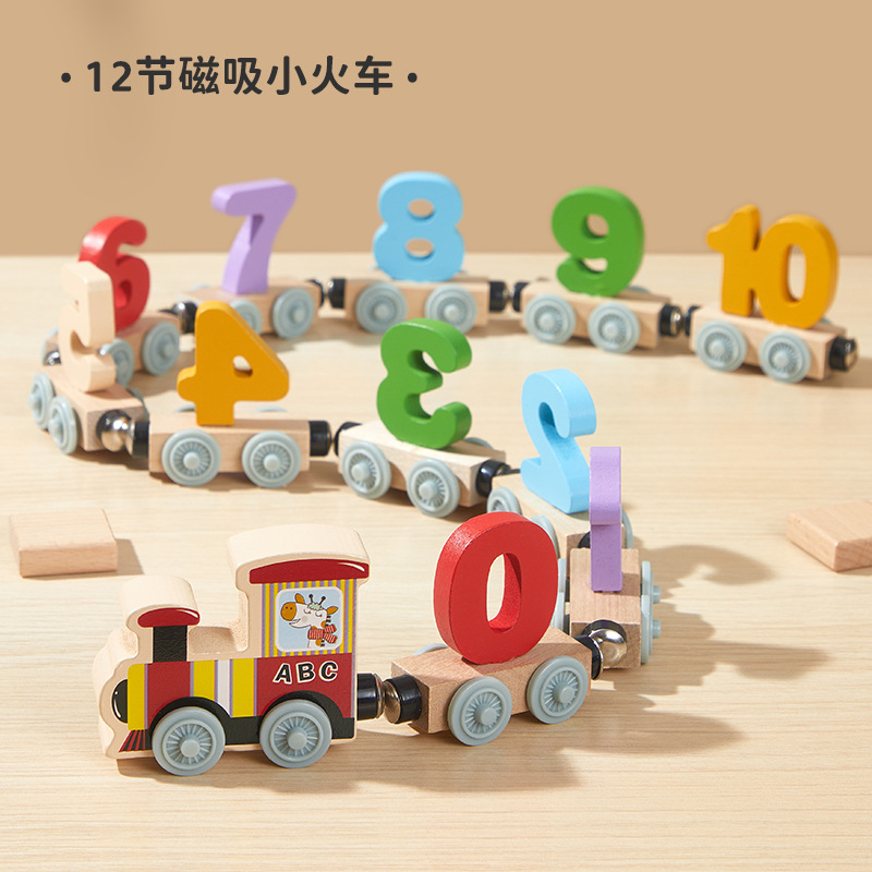 Magnetic digital train