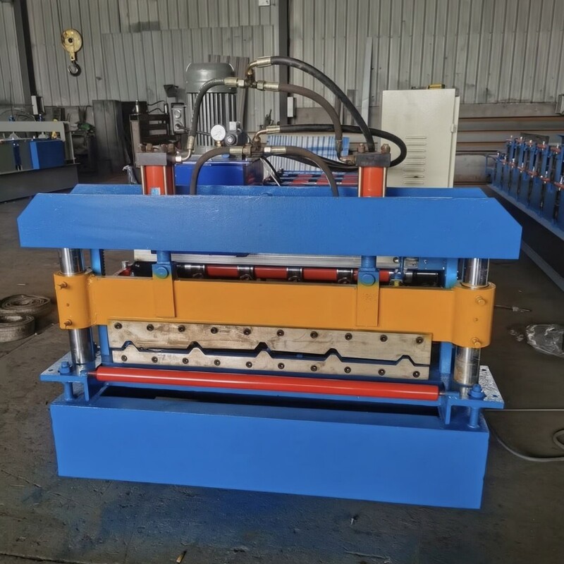 Source factory automatic 840 single-layer corrugated steel tile forming machine, hydraulic color steel tile forming machine, specialized equipment for steel structure factories Source factory automatic 840 single-layer corrugated steel tile forming machine, hydraulic color steel tile forming machine, specialized equipment for steel structure factories