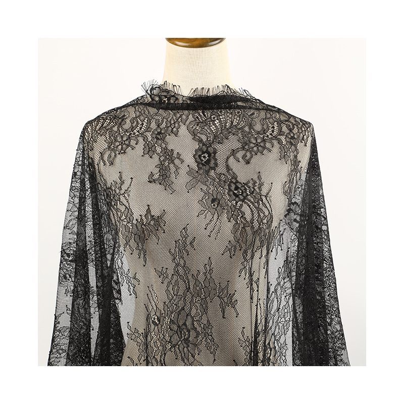 Lace soft black cloth, body-friendly pijama, lace dress