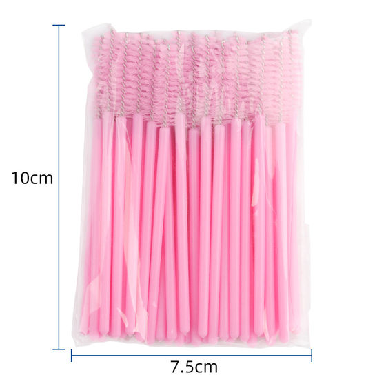 Disposable Eyelash Brush Grafting Eyelash Roll Thread Small Eyebrow Brush Eyelash Comb Makeup Tools Wholesale