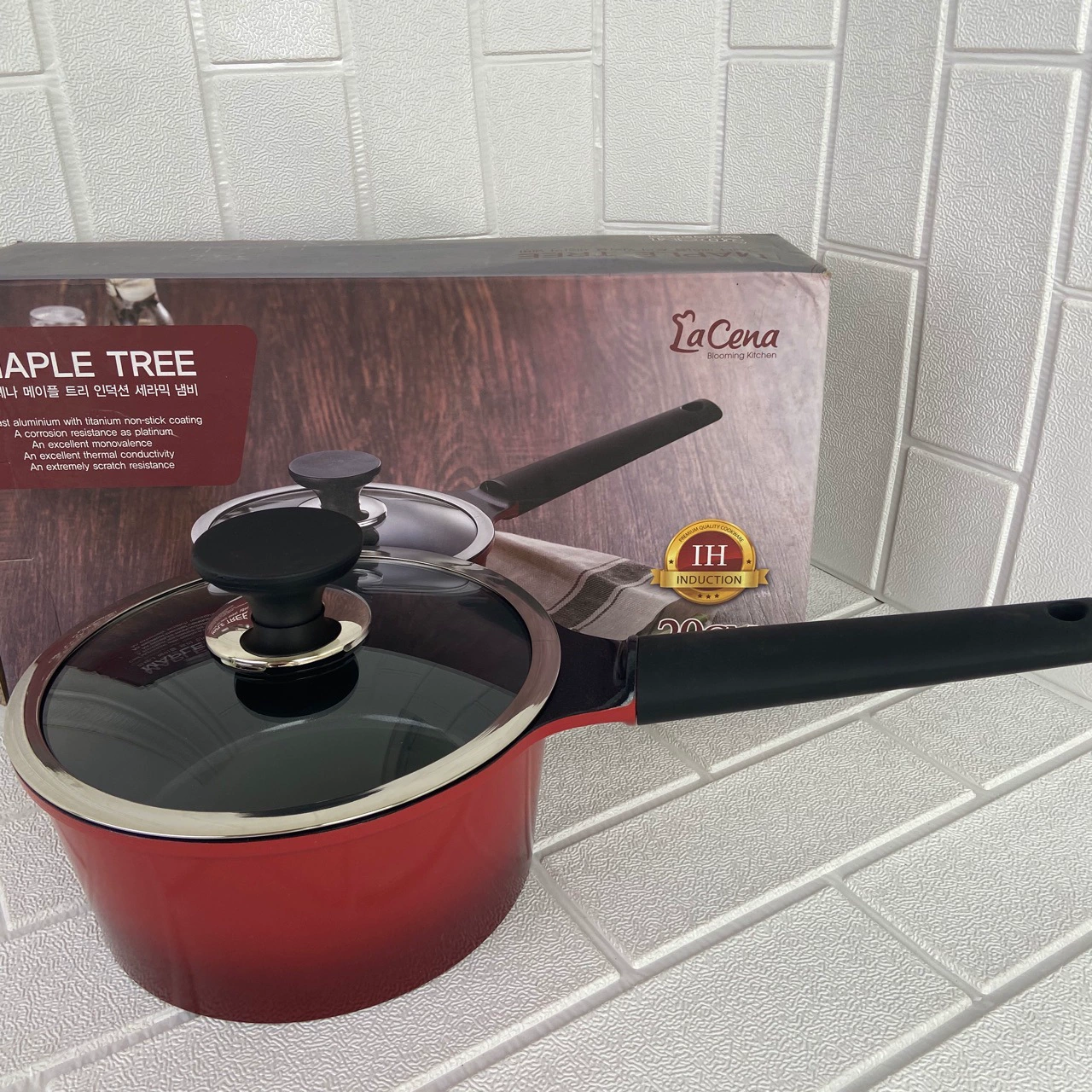 Корейский оригинальный импорт молочный cooker 20 см дополнительный продукт молочный котёл керамический бытовой детский тёплый молочный котёл для лапши мгновенной