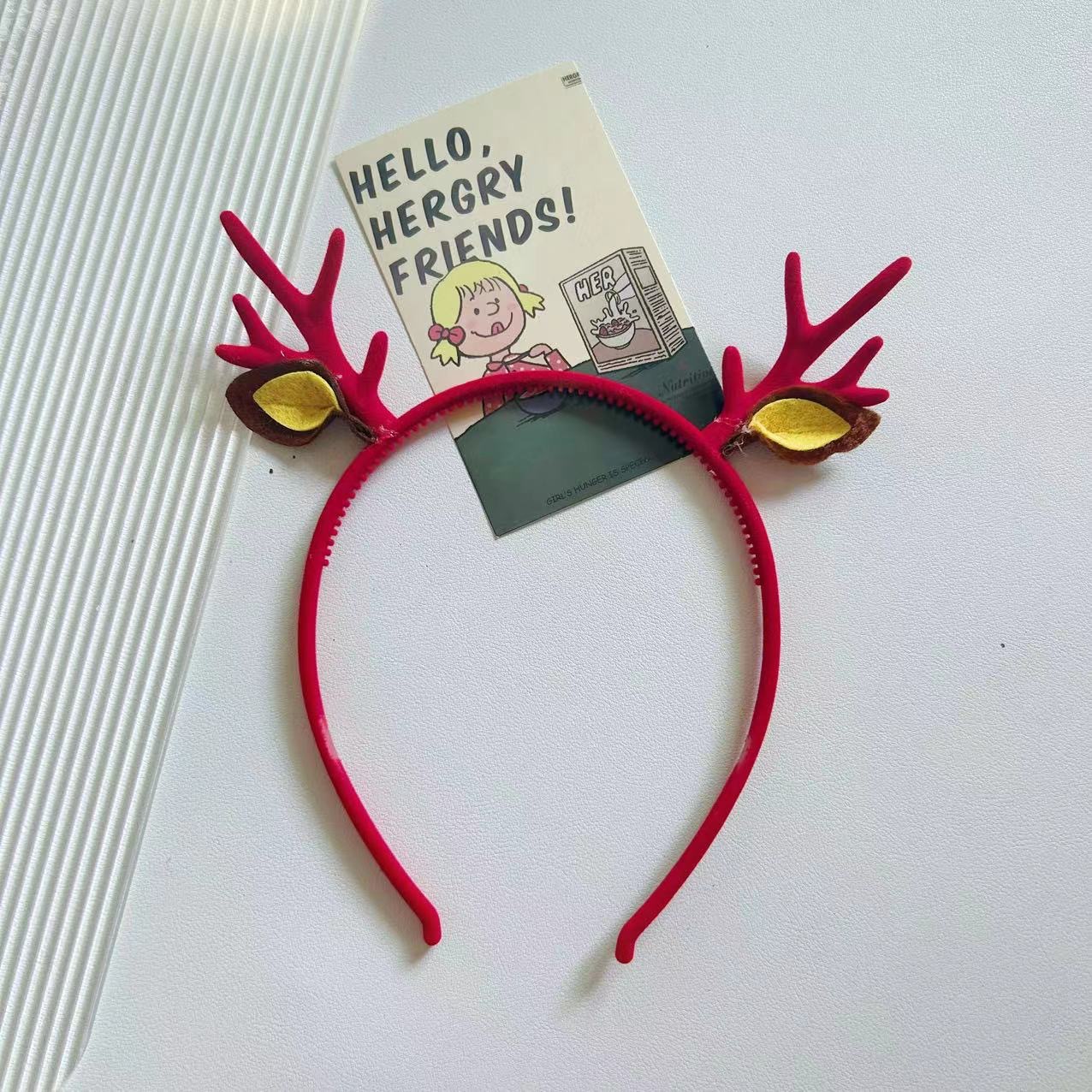 2024 nuevo clip de pelo de Navidad para niños clip de pelo de arco rojo para niñas muñeca de nieve vestido de vacaciones