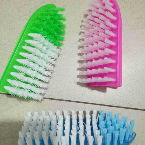 Thickened lint-free plastic laundry brush multifunctional household hard-bristle new material iron cleaning brush factory direct sale