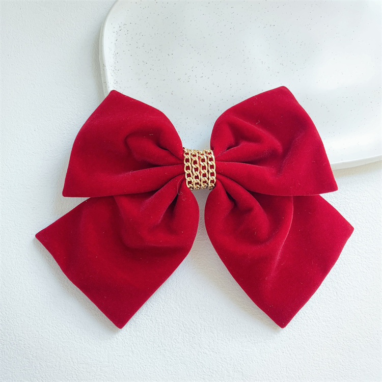 Fashion Bow Knot Cloth Hair Clip Hair Tie display picture 3
