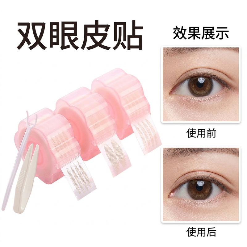 Magic Beauty Lace Self-Adhesive Double Eyelid Stickers, Glue-Free, Invisible, Breathable, Natural, Seamless, Long-Lasting Makeup Fixing Eye Stickers Magic Beauty Lace Self-Adhesive Double Eyelid Stickers, Glue-Free, Invisible, Breathable, Natural, Seamless, Long-Lasting Makeup Fixing Eye Stickers
