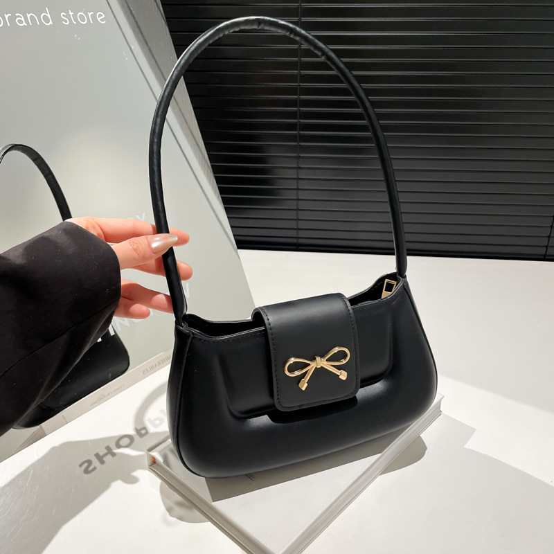 Elegant Women's Small Square Bag Trendy Underarm Shoulder Bag_voghion.com