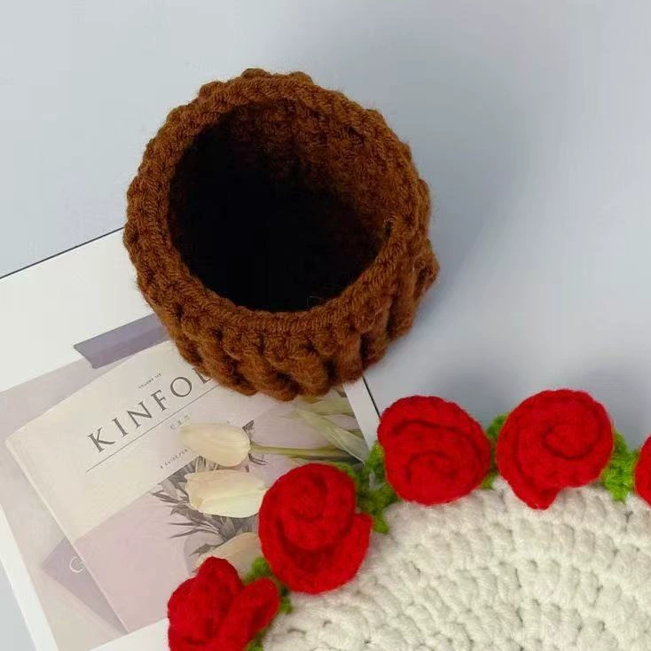 Плетеные материалы набор, handmade, розы, букет, креативный подарок