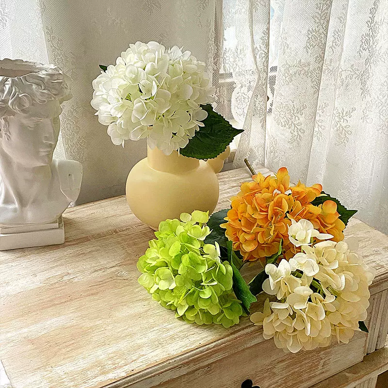 高端绣球仿真花婚庆婚礼布置家居客厅桌面装饰摆件手捧花假花批发