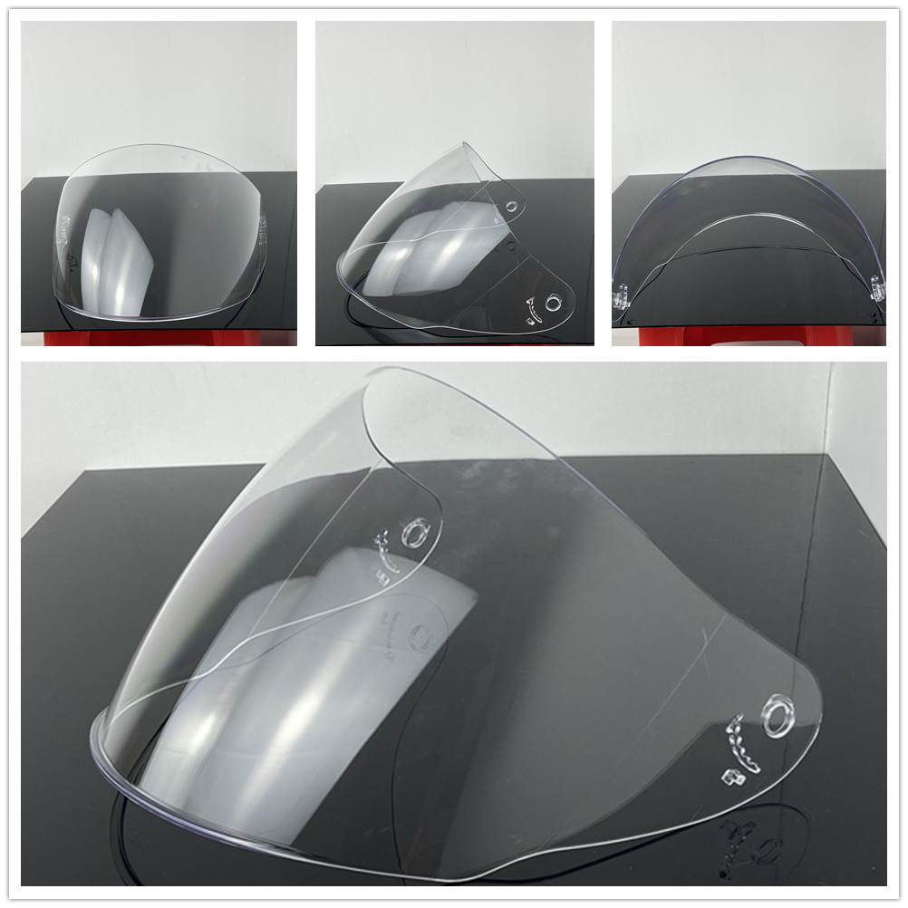 Four-Quarter and Three-Half Helmet Lenses for Day and Night, Suitable for Of608 Electric Vehicle Helmet Lenses, Sun Protection Electroplating