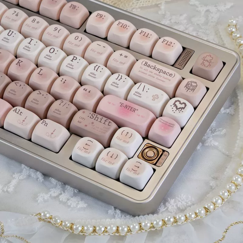 MOA slightly drunk romantic keycap 60-108 keys adapted to mechanical keyboard five-sided sublimation numeric keyboard