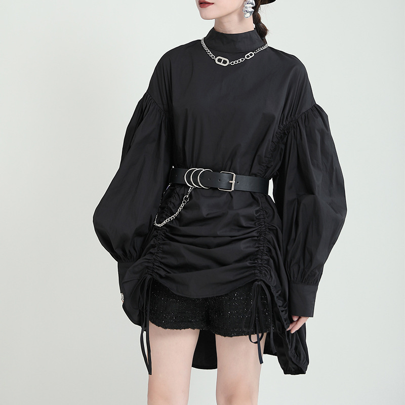 2025 Spring New Arrival Vintage Tape Adjustable Fashionable Loose dress Hepburn Style French Style dress Women