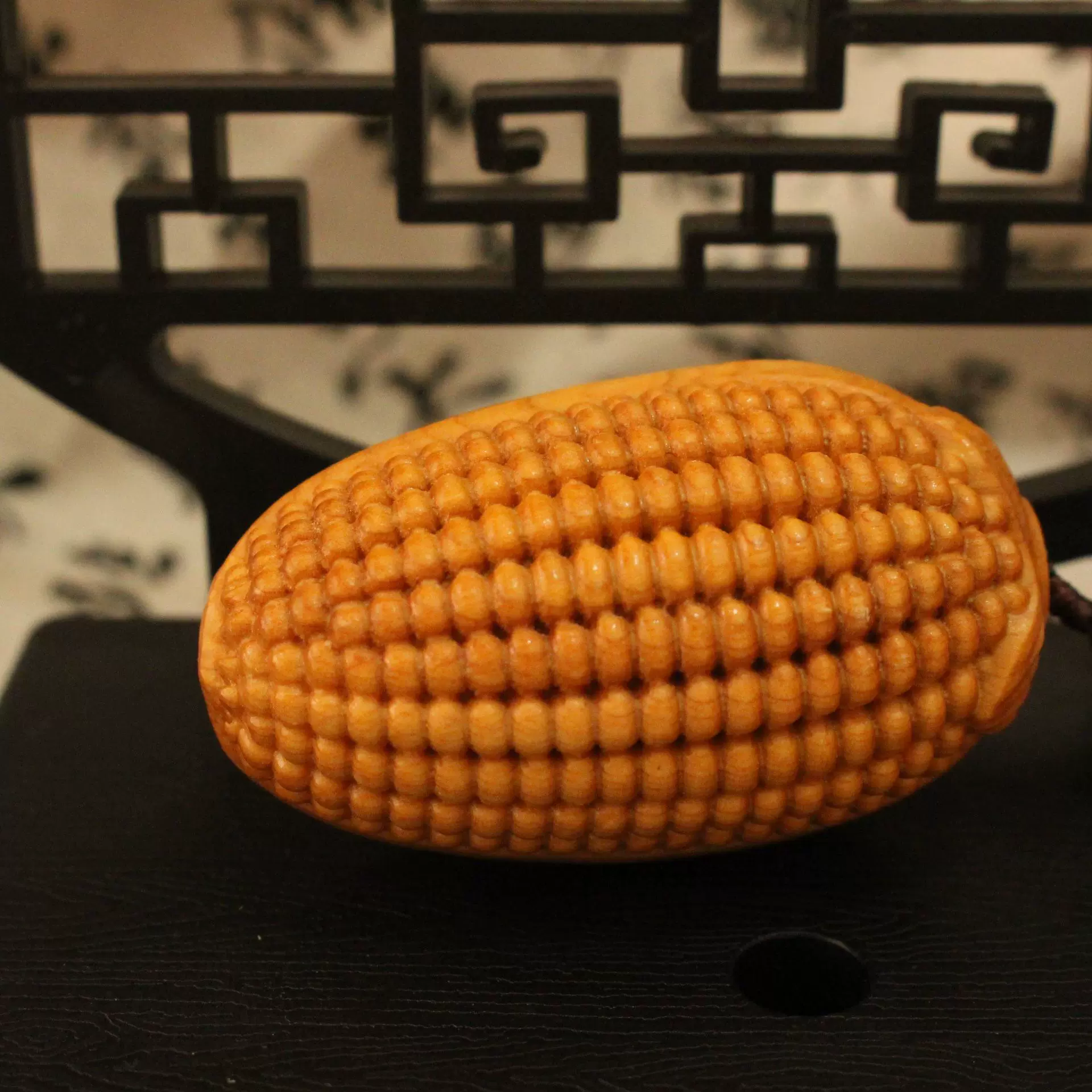 崖柏木雕金玉满堂玉米手把挂件文玩摆饰品男女创意盘玩装饰品挂坠