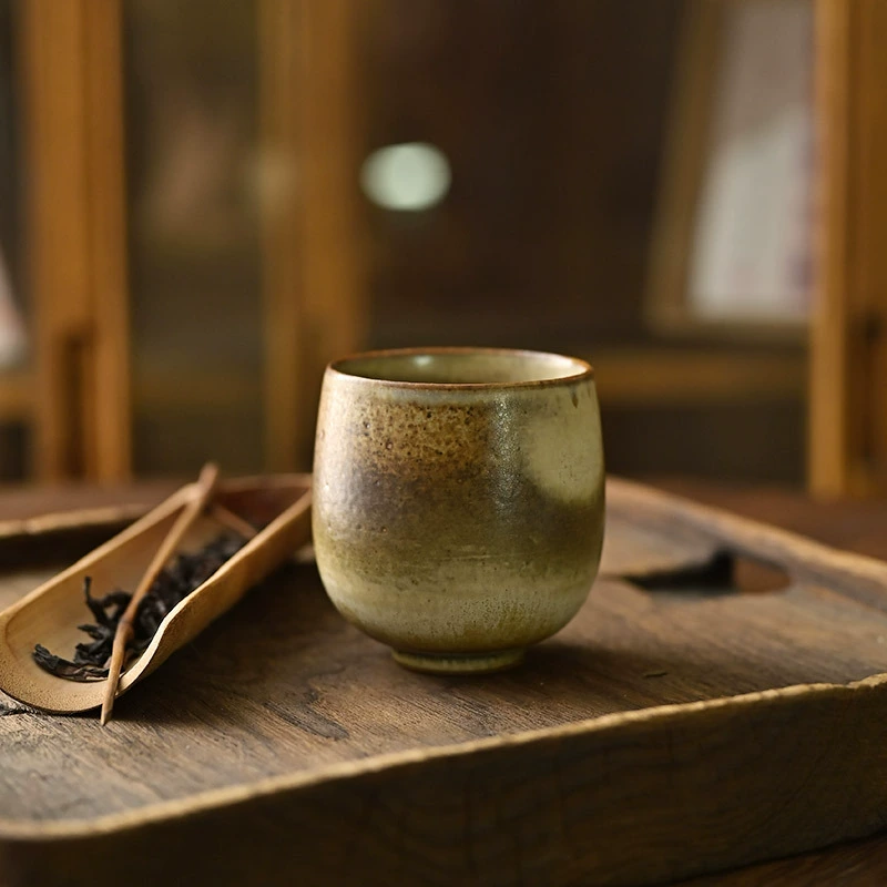 Чашка для чая (Jingdezhen), ручная роспись, чайхуанская печная глазурь, керамическая, ручная работа