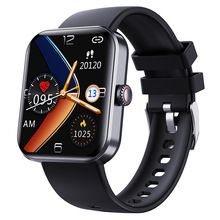 新款F57L智能手环体温心率血糖血压1.91英寸计步器男士硅胶手表