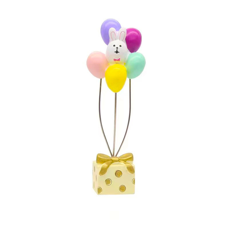 日本式雑貨ゼカ新年うさぎ家庭猫樹脂かわいい置物プレゼントミニチュア撮影シーン