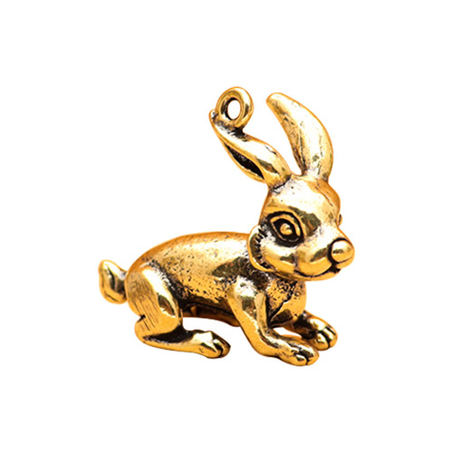 National trend ancient style zodiac jewelry keychain pendant Chinese style ornaments brass retro diy accessories wholesale