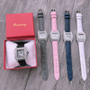 Square watch suitable for men and women for beloved, dial, belt, quartz watches