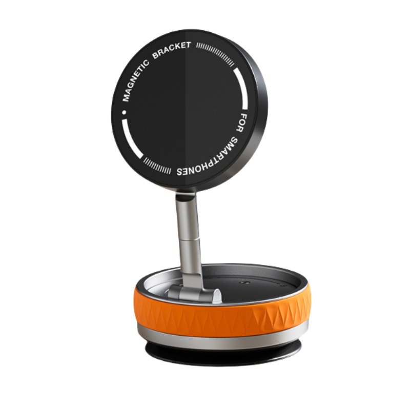 Soporte de teléfono móvil de metal para automóvil 2025 nuevo soporte de fijación de succión magnética de navegación especial para automóvil de adsorción al vacío de ventosa