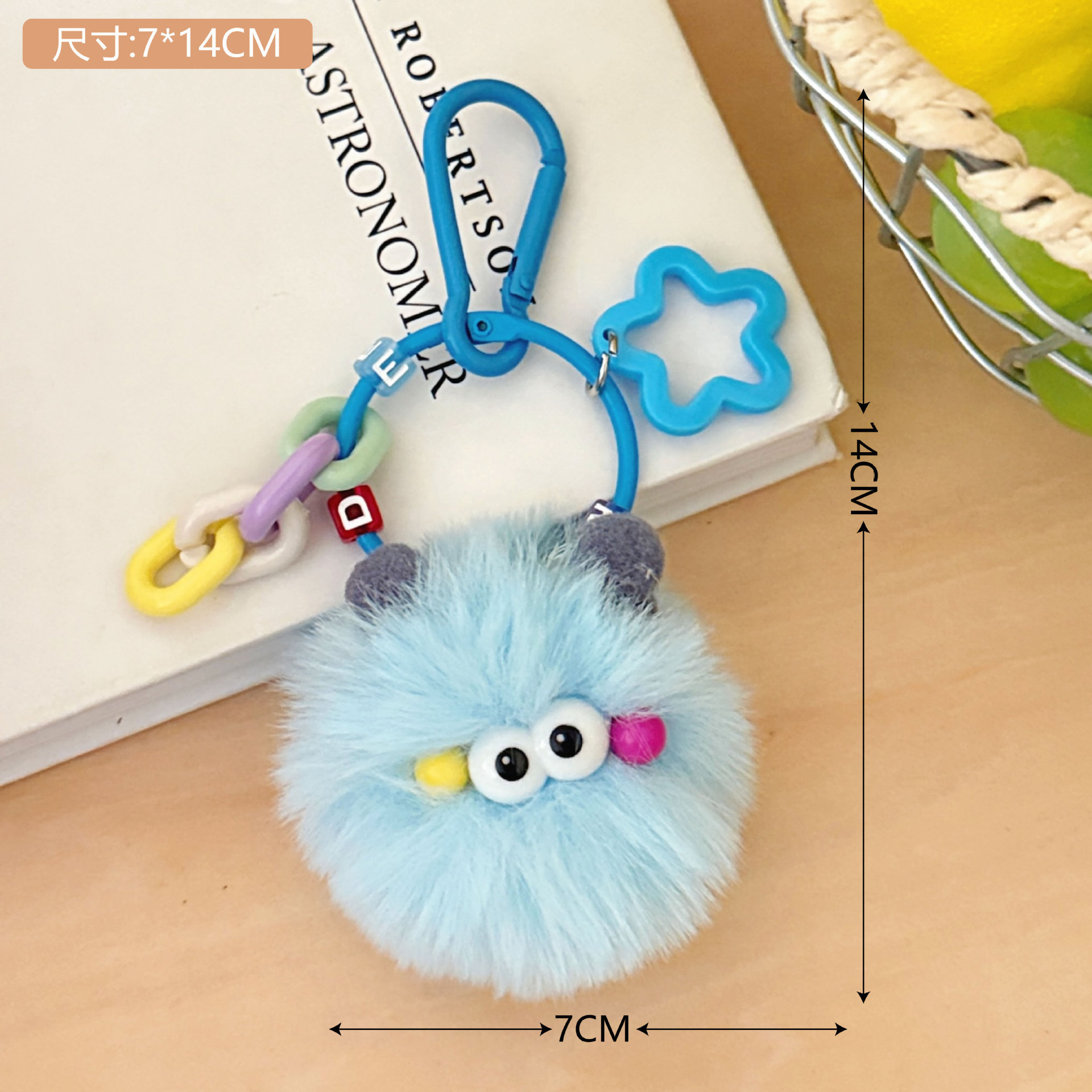 Creativo bolso de peluche muñeca colgante llavero de automóvil colgante universal chica corazón bolso de peluche colgante mayorista