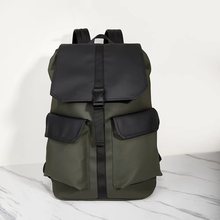 2025新款男士双肩包旅行简约休闲商务包大容量双肩包潮流学生背包