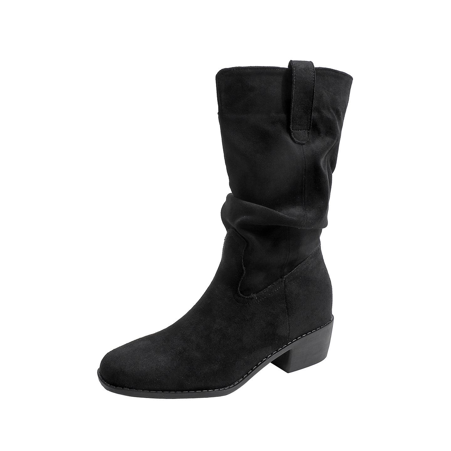 블랙 싱글 안감