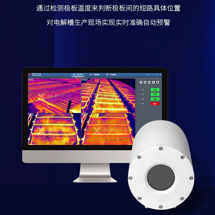 Система тепловизионного мониторинга температуры электролизера Ge Wu Youxin