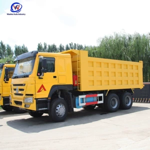 HOWO 371 horsepower 6x4 dump truck, Euro II compliant, with mechanical pump and diesel engine, suitable for African mining operations