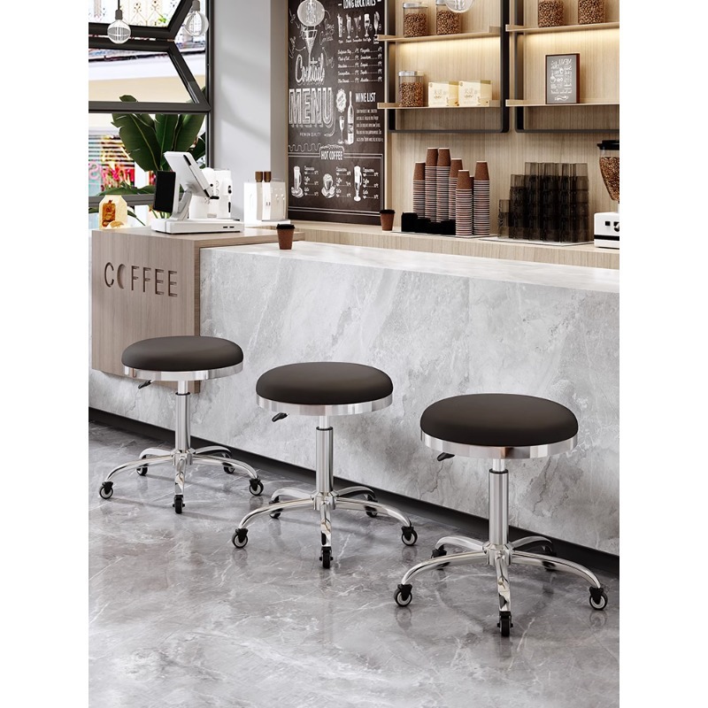 silla de dentista de estética elevadora polea de manicura silla giratoria silla de computadora silla de laboratorio maestro taburete