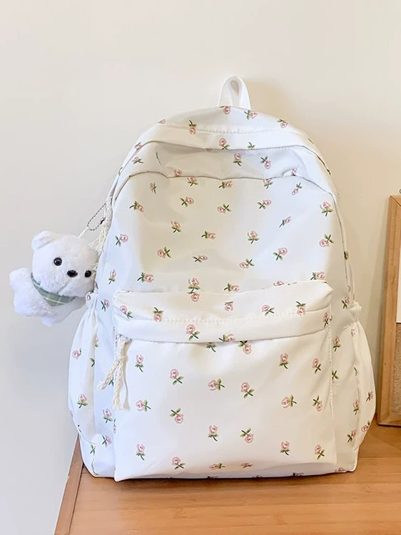 Backpack (Fresh) Japanese-style, floral print, lightweight 0.35 kg