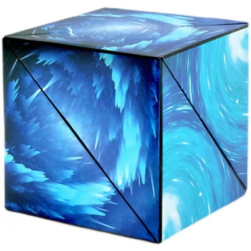 Geometric Rubik's Cube Magnetic Changing Thinking Children's Educational Fun 3D Three-dimensional Block Magnetic Toy Cross-border