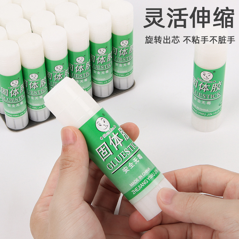 固体ゴム事務用品中号23g接着剤学生文房具手作り課用高粘度白色ゴム棒卸売り|undefined