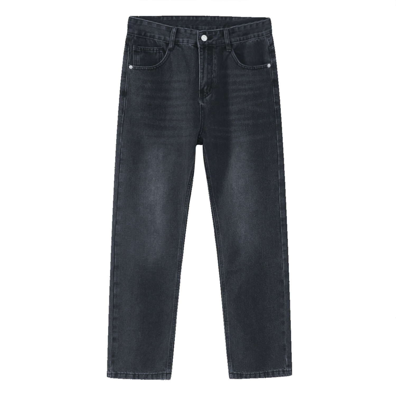 Nirben Denim | Jeans cortos rectos clásicos de varios colores para estilo coreano