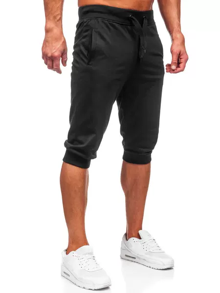 Cross-border American New Men's Summer Cropped Casual Sports Pants Multi-pocket Tether Slim-fit Fitness Jogging Pants
