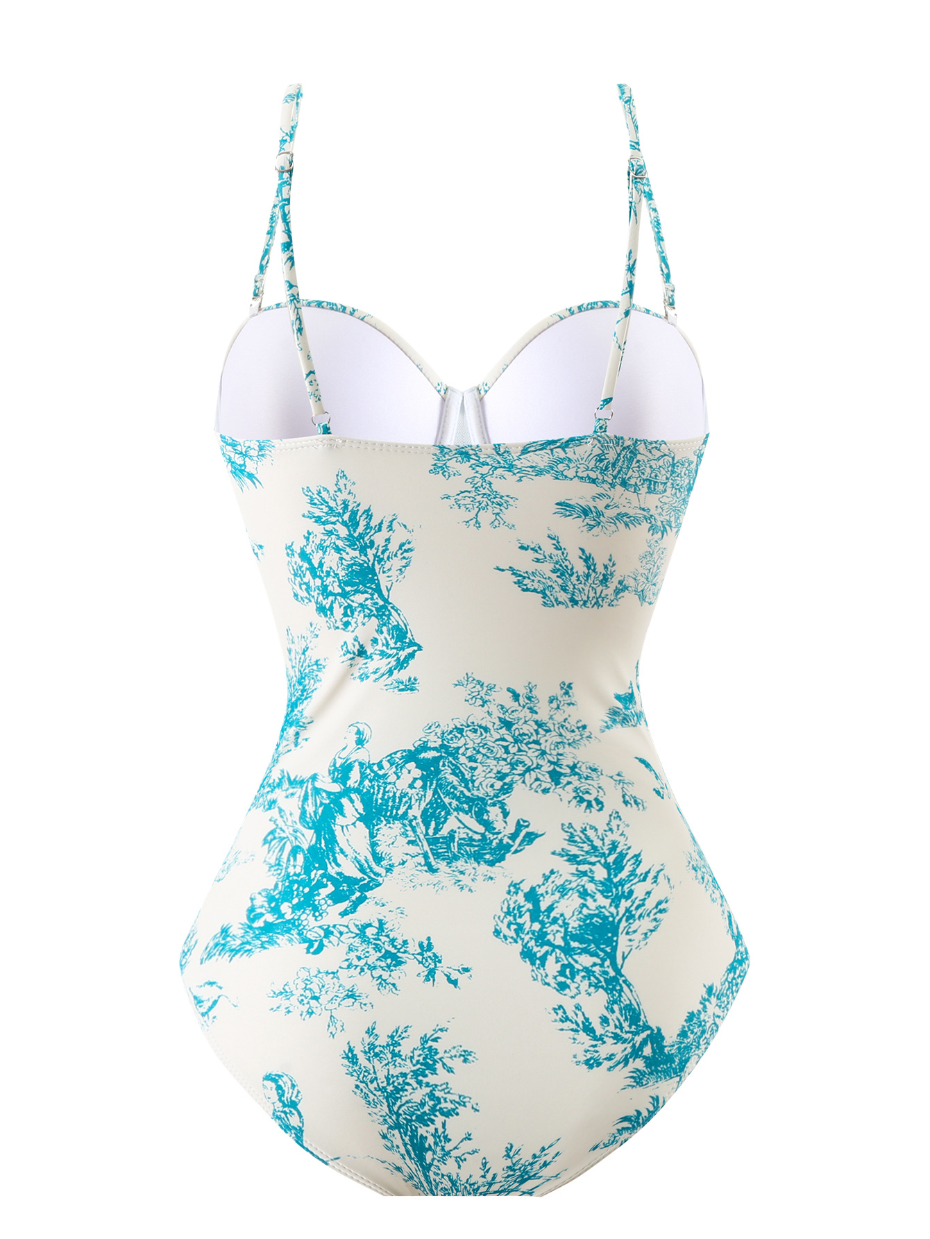 GraceChic 2024 European And American One-Piece Sexy Tight-Fitting Export Cross-Border Swimsuit High-End Beach Set_voghion.com