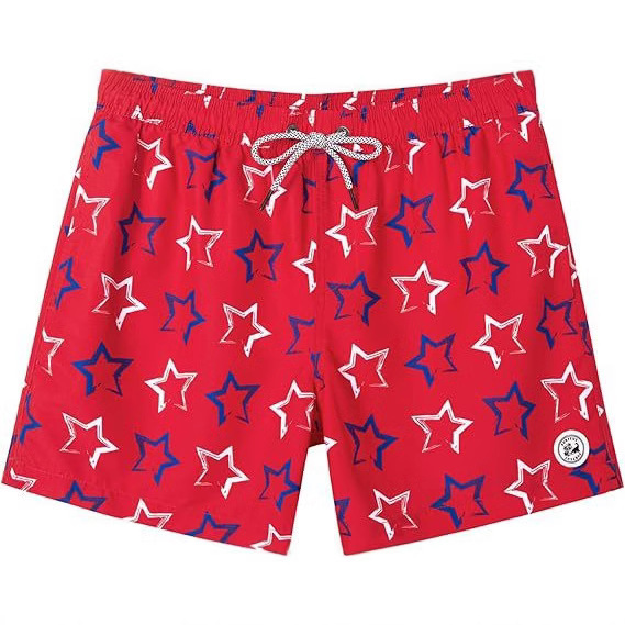 Men's Swim Trunks 5 Inch Swim Shorts Quick Dry Men's Swimwear Beach Shorts Mesh Lined Swim Trunks