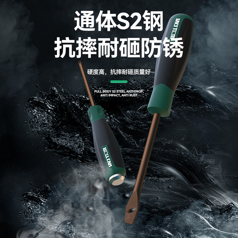 螺丝刀套装十字小号一字螺丝刀多功能平口强磁起子穿心螺丝批工具