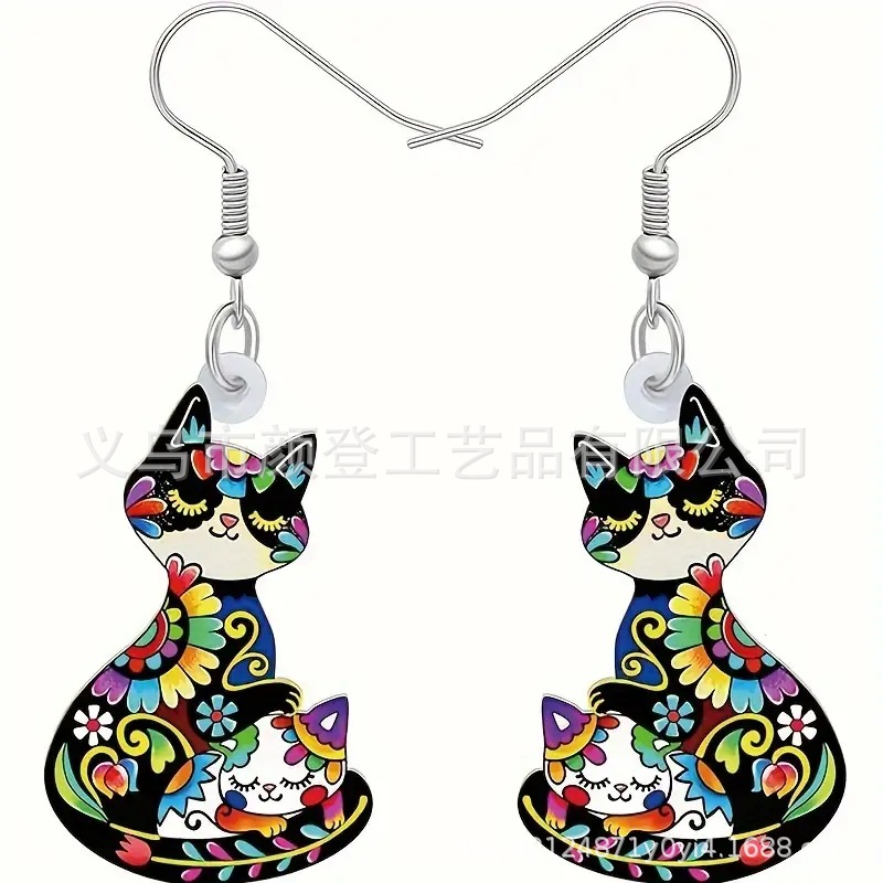 acrylic creative earrings