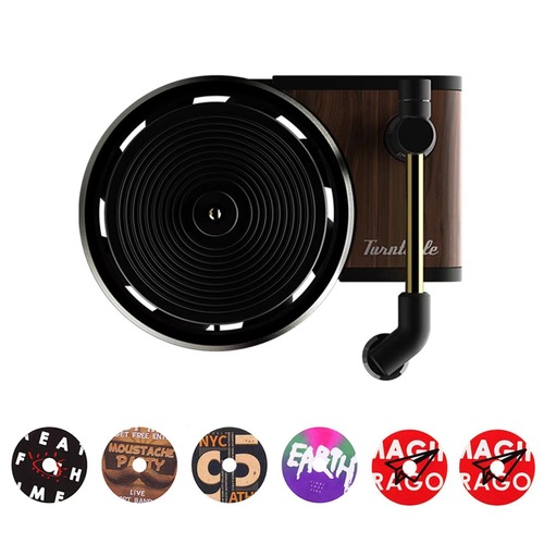 Car in-car air freshener vent record player retro gramophone fragrance scent disc car accessories factory ornament wholesale