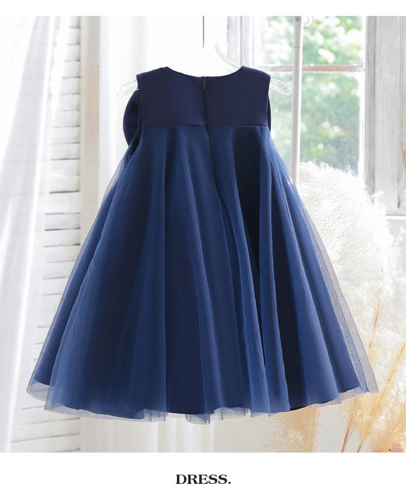 416g Weight Children's Dress Children's Clothing Type Above Knee Dress Length Type Sleeveless Sleeve Length Party Dress Dresses Type Polyester Fabric Type High Waist Waist Line Kids(7-16Years) Age Group Party Occasion Round Neck Neckline Loose Fit Type Solid Color Pattern Winter, Summer, Spring Season Girl'S Gender Bowknot Design Princess Style Princess Solid Color Bowknot Polyester Girls Dresses 14